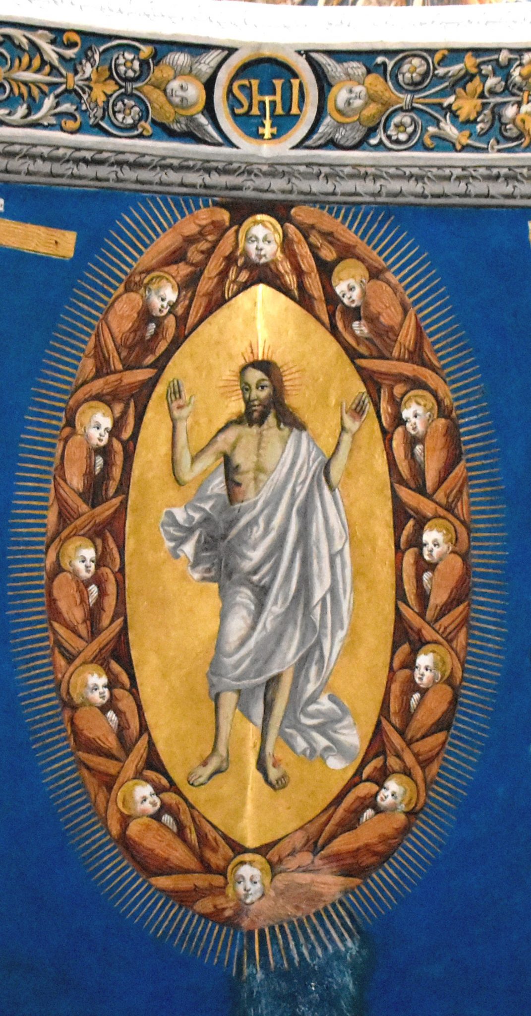 Fresque représentant Jésus ressuscité, Cathédrale Sainte-Cécile